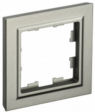 BRITE Рамка 1-местная РУ-1-БрШ шампань , BR-M12-K37