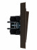 IEK BRITE Выключатель 2-клавишный 10А в сборе ВСР10-2-0-БрТБ темная бронза , BR-V20-0-10-K45-F