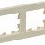 BRITE Рамка 2-местная РУ-2-Бр бежевый рифленый IEK, BR-M22-51-K10