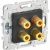 SKANDY Аудиорозетка 4-местная SK-A01T титан IEK, SK-S40-K48