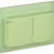 SKANDY Розетка 2-местная и крышкой 16А в сборе IP44 SK-R12G мятный IEK, SK-R26-16-44-K06-F