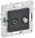 IEK SKANDY Розетка двойная TV+SAT SK-A13G графит , SK-AF20-O-K53