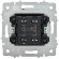 IEK BRITE Выключатель 1-клавишный перекрестный 10А ВС10-1-3-БрГН металл хром/никель IEK, BR-V13-0-10-M-K23