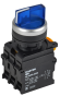 IEK Переключатель с подсветкой на 3 положения 2NO синий MASTER IEK, MI-SW60-20XD-4-14-3-K07