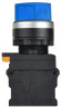 IEK Переключатель с подсветкой на 3 положения 2NO синий MASTER IEK, MI-SW60-20XD-4-14-3-K07