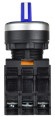 IEK Переключатель с подсветкой на 3 положения 2NO синий MASTER IEK, MI-SW60-20XD-4-14-3-K07