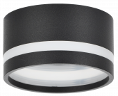 LIGHTING Светильник 4032 накладной потолочный под лампу GX53 черный IEK, LT-UPB0-4032-GX53-1-K02