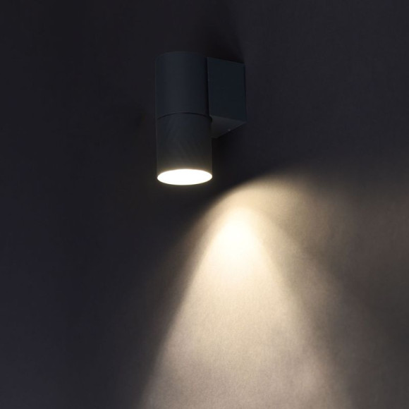IEK LIGHTING Светильник уличный 5107 настенный под лампу GU10 IP65 черный IEK, LT-UBU0-5107-GU10-1-K02