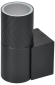 IEK LIGHTING Светильник уличный 5107 настенный под лампу GU10 IP65 черный IEK, LT-UBU0-5107-GU10-1-K02