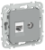 IEK FLITE Розетка 2-местная RJ45/TV категория 5Е UTP РКТВ5е-2-0-ФлС серый IEK, FI-AK22-1-K03