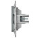 IEK FLITE Розетка 2-местная RJ45/TV категория 5Е UTP РКТВ5е-2-0-ФлС серый IEK, FI-AK22-1-K03