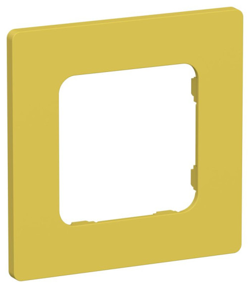 IEK FLITE Рамка 1-местная РУ-1-К-ФлЖК желтый карри IEK, FI-M12-32-20-K44, Classic