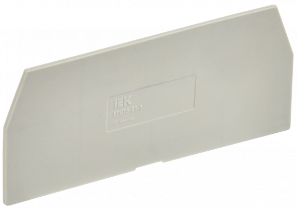 IEK Заглушка для колодки клеммной CTS-DT 6мм2 серая IEK, YCT15-04-K03-006-ZGL