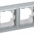 BRITE Рамка 2-местная IP44 РУ-2-БрА-44 алюминий IEK, BR-M22-44-K47