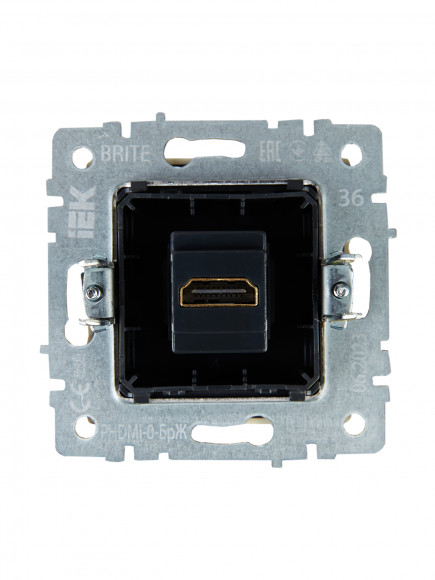 IEK BRITE Розетка HDMI РHDMI-0-БрЖ жемчуг IEK, BR-H10-K36