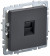 IEK BRITE Розетка компьютерная RJ45 кат.5E РК10-БрГ графит IEK, BR-K10-1-K53