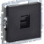 BRITE Розетка компьютерная RJ45 кат.6 РК11-БрЧ черный IEK, BR-K10-2-K02