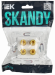 IEK SKANDY Аудиорозетка 4-местная SK-A01W арктический белый , SK-S40-K01