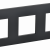 SKANDY Рамка 3-местная SK-F03G графит IEK, SK-M32-K53