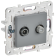 IEK SKANDY Розетка двойная TV+SAT SK-A13Gr серый , SK-AF20-O-K03