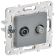 IEK SKANDY Розетка двойная TV+SAT SK-A13Gr серый , SK-AF20-O-K03