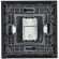 IEK FORTE&PIANO Розетка TV проходная FP629M металл шампань IEK, FP-A10-P-M-K37