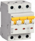 IEK Выключатель автоматический ВА47-60МА без теплового расцепителя 3P 20А 6кА D IEK, MVA33-3-020-D