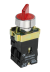 IEK Переключатель LAY5-BK2465 2 положения красный NO+NC IEK, BSW90-BK-2-K04
