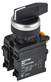 Переключатель длинная ручка на 3 положения возвратный 2NO MASTER IEK, MI-SW60-20XB33-4-25-3-K02 Переключатель длинная ручка на 3 положения возвратный 2NO MASTER IEK, MI-SW60-20XB33-4-25-3-K02