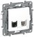 IEK IEKETIKA Розетка двойная RJ11+RJ45 кат.5E UTP 6722521 белый IEK
