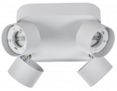 LIGHTING Светильник 4044 накладной потолочный под лампу 4хGX53 белый IEK, LT-UPB0-4044-GX53-1-K01