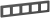 IEK IEKINSPIRIA Рамка 5-местная 6739731 антрацит IEK