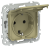 IEK FLITE Розетка с заземлением с защитными шторками и крышкой 16А IP44 РСшкр11-0-44-ФлО оливковый IEK, FI-R16-16-44-K26