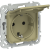 FLITE Розетка с заземлением с защитными шторками и крышкой 16А IP44 РСшкр11-0-44-ФлО оливковый IEK, FI-R16-16-44-K26