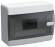 IEK UNION Compact Корпус пластиковый ЩРН-П-8 IP41 черная прозрачная дверь IEK, UIC-KP12-N-08-41-K01 IEK UNION Compact Корпус пластиковый ЩРН-П-8 IP41 черная прозрачная дверь IEK, UIC-KP12-N-08-41-K01