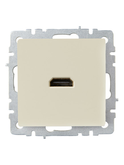 IEK BRITE Розетка HDMI РHDMI-0-БрКр бежевый IEK, BR-H10-K10
