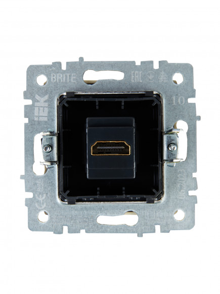 IEK BRITE Розетка HDMI РHDMI-0-БрКр бежевый IEK, BR-H10-K10