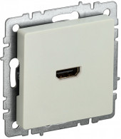 BRITE Розетка HDMI РHDMI-0-БрКр бежевый , BR-H10-K10