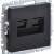 BRITE Розетка компьютерная двойная RJ45 кат.6 РК11-2-БрЧ черный IEK, BR-K20-2-K02