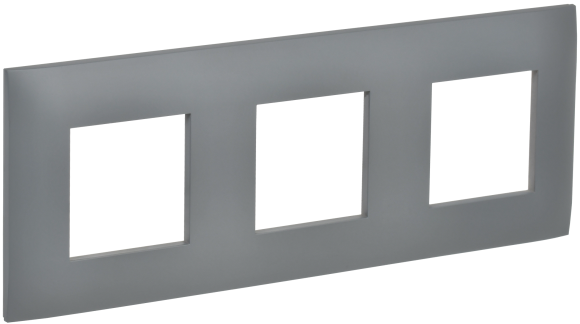 IEK SKANDY Рамка 3-местная SK-F03Gr серый , SK-M32-K03