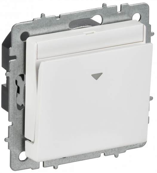 IEK BRITE Выключатель карточный 30А ВС10-1-8-БрАБ арктический белый , BR-V11-0-10-K91