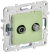 IEK SKANDY Розетка двойная TV+SAT SK-A13G мятный , SK-AF20-O-K06