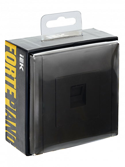 IEK FORTE&PIANO Розетка компьютерная RJ45 кат.6 FP331 серый , FP-K10-2-K03