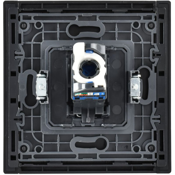IEK FORTE&PIANO Розетка компьютерная RJ45 кат.6 FP631M металл шампань IEK, FP-K10-2-M-K37