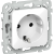 FLITE Розетка с заземлением без защитных шторок безвинтовое крепление 16А РС11-1-ФлБ белый IEK, FI-R11-16-1-K01