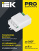 IEK Датчик движения ДД-МВ 401 белый, 500Вт, 360 гр.,8М,IP20,IEK, LDD11-401MB-500-001