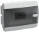 IEK UNION Compact Корпус пластиковый ЩРВ-П-8 IP41 черная прозрачная дверь IEK, UIC-KP12-V-08-41-K01