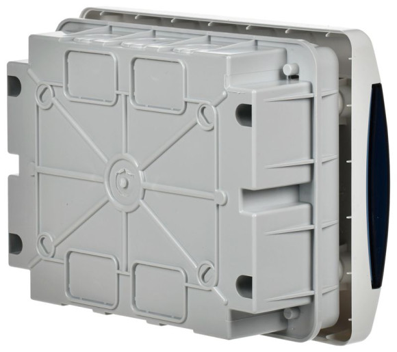 IEK UNION Compact Корпус пластиковый ЩРВ-П-8 IP41 черная прозрачная дверь IEK, UIC-KP12-V-08-41-K01