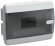 IEK UNION Compact Корпус пластиковый ЩРВ-П-8 IP41 черная прозрачная дверь IEK, UIC-KP12-V-08-41-K01