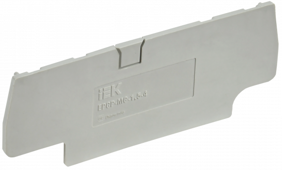 IEK Заглушка для колодки клеммной CP-MC 4 вывода 1,5мм2 серая IEK, YCT22-00-4-K03-001-ZGL